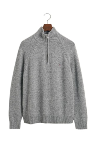 Pull relaxed en laine - Gris