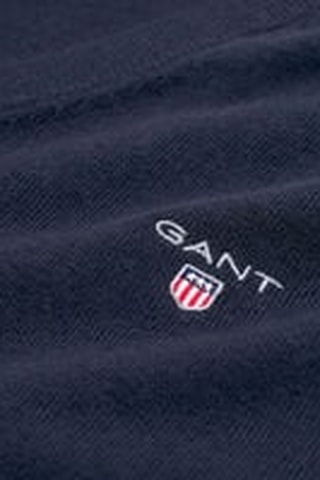 Pull regular en laine - Bleu marine