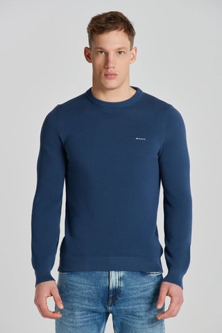 Pull regular - Bleu marine