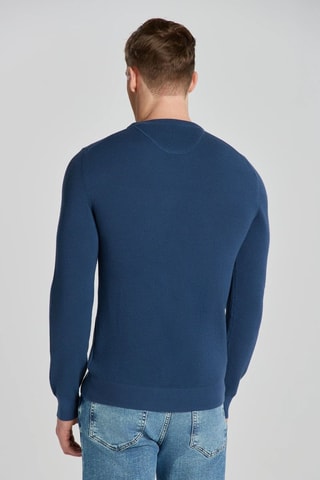 Pull regular - Bleu marine