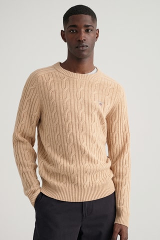 Wollen Trui Regular - Beige