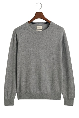Kasjmier Trui - Gemêleerd Lichtgrijs