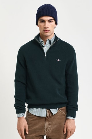 Merinoswollen Trui - Marineblauw