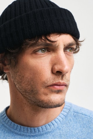 Wollen Trui - Gemêleerd Hemelsblauw