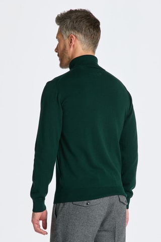 Lamswollen Trui - Donkergroen