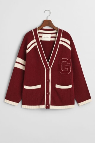 Biologisch Katoenen en Wollen Vest - Rood