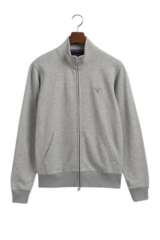 Sweat zippé regular - Gris
