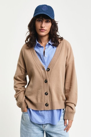 Gilet regular en laine - Beige