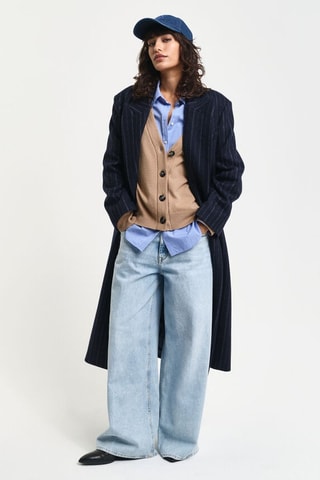 Gilet regular en laine - Beige