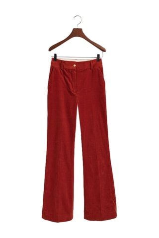 Broek Flare Cut - Rood