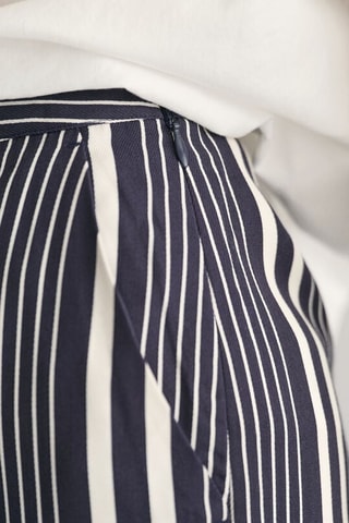 Broek Wide Legs - Marineblauw