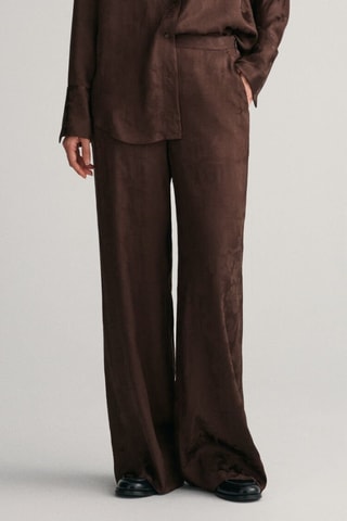 Broek Wide Legs - Bruin