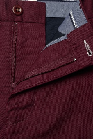 Chino regular fit - Bordeauxrood