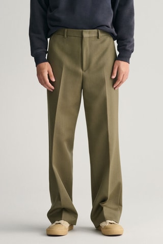 Wollen Chino Relaxed Fit - Kaki