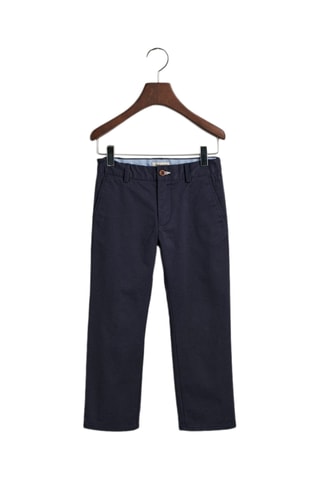 Biologisch Katoenen Chino Regular Fit- Zwart