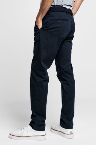 Chino Slim Fit - Marineblauw