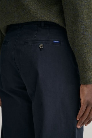 Chino regular fit - Marineblauw