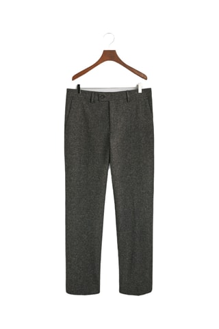 Wollen en Zijde Broek - Gemêleerd Antraciet