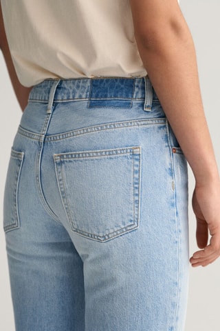 Jeans Hoge Taille Regular Fit - Lichtblauw