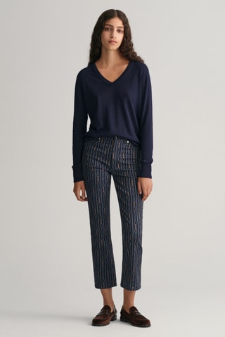 Jeans Flare Cut - Marineblauw