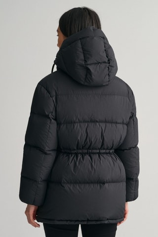 Doudoune relaxed à capuche - Noir