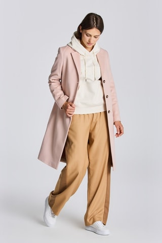 Wollen Jas Regular - Zachtroze