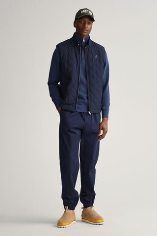 Doudoune regular sans manches - Bleu marine