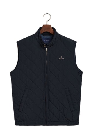 Doudoune regular sans manches - Bleu marine