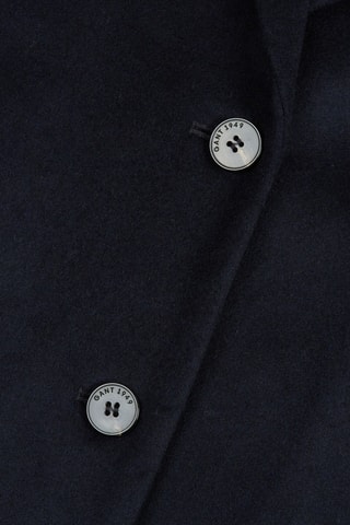 Wollen Jas Regular - Marineblauw