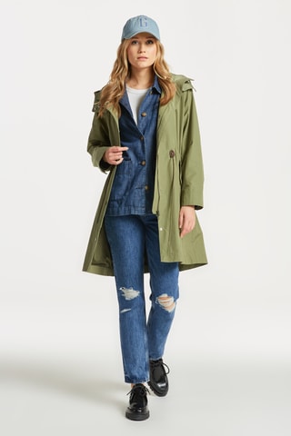 Parka Regular Fit met Capuchon - Kaki