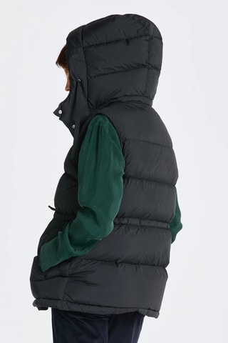 Bodywarmer met Capuchon - Zwart