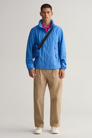 Windjack Regular met Capuchon - Blauw