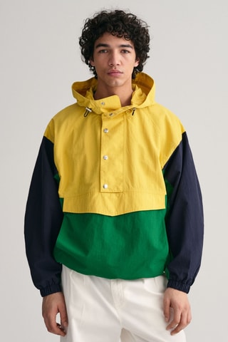 Windjack Regular met Capuchon - Geel