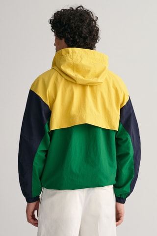 Windjack Regular met Capuchon - Geel