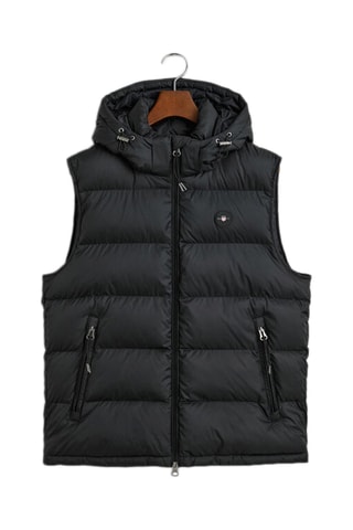 Bodywarmer met Capuchon Regular Fit - Zwart