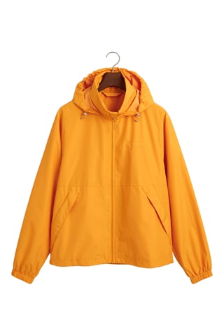 Windjack Regular met Capuchon - Mosterdgeel