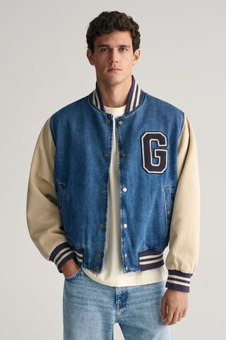 Baseball Jasje Relaxed Fit - Blauw