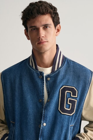 Baseball Jasje Relaxed Fit - Blauw