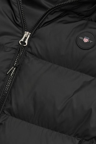 Gewatteerde Jas Regular Fit met Capuchon - Zwart