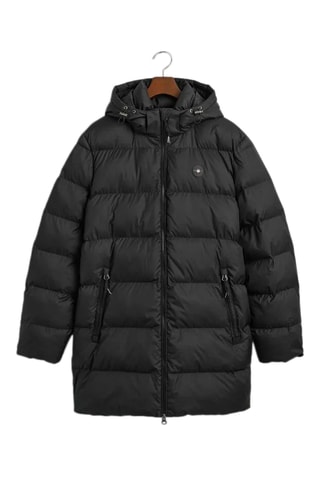 Gewatteerde Jas Regular Fit met Capuchon - Zwart