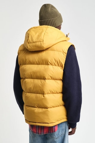 Bodywarmer met Capuchon Regular Fit - Geel