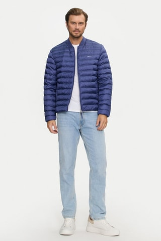 Gewatteerde Jas Regular - Blauw