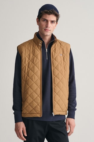 Mouwloos Jasje Regular - Camel