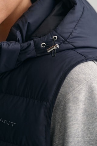 Bodywarmer met Capuchon Regular Fit - Marineblauw