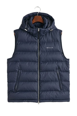 Bodywarmer met Capuchon Regular Fit - Marineblauw