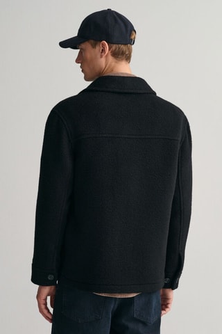 Wollen Jasje Regular - Zwart