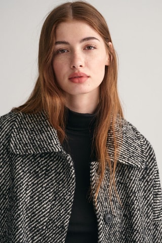 Wollen Jasje - Zwart en Ecru