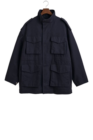 Jasje relaxed fit - Marineblauw