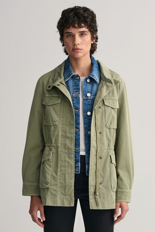 Veste regular - Vert kaki