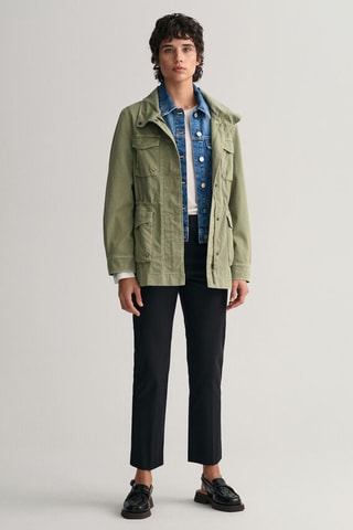 Veste regular - Vert kaki